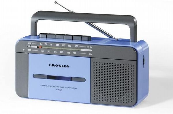 Ct102 Cassette Player Blue/Grey UK Adapter